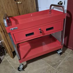 US - GENERAL 30 INCHES 1 DRAWER SERVICE CART WITH KEY