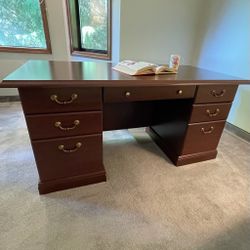 Sale! Complete Office for Two Furniture Set - 2.5 Book Cases + 2 Desks