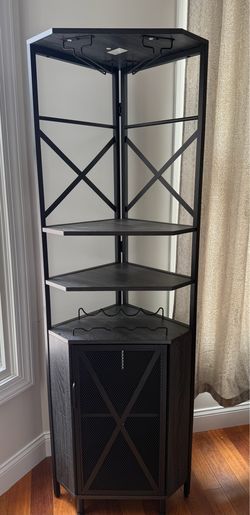 Corner Shelf with Cabinet (2 pc)