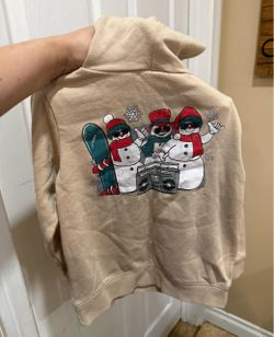 Snowman Graphic Hoodie Sweatshirt