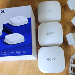Eero Pro 6E Mesh Routers 