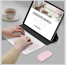 Wireless Keyboard & Mouse, Universal Rechargeable Wireless