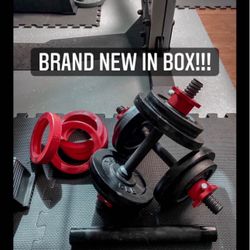 Brand New Adjustable Dumbbells 40 Lbs (2x20lbs) Home Gym Equipment 