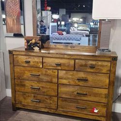 $39 Down Payment Bedroom Set Queen or King Bed Dresser Nightstand and Mirror Chest Options 