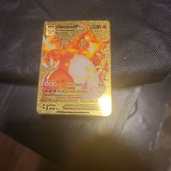 Pokémon  Charizard Vmax 330 Gold Metal