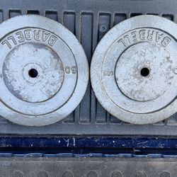 50 Pound Standard Weights Pair