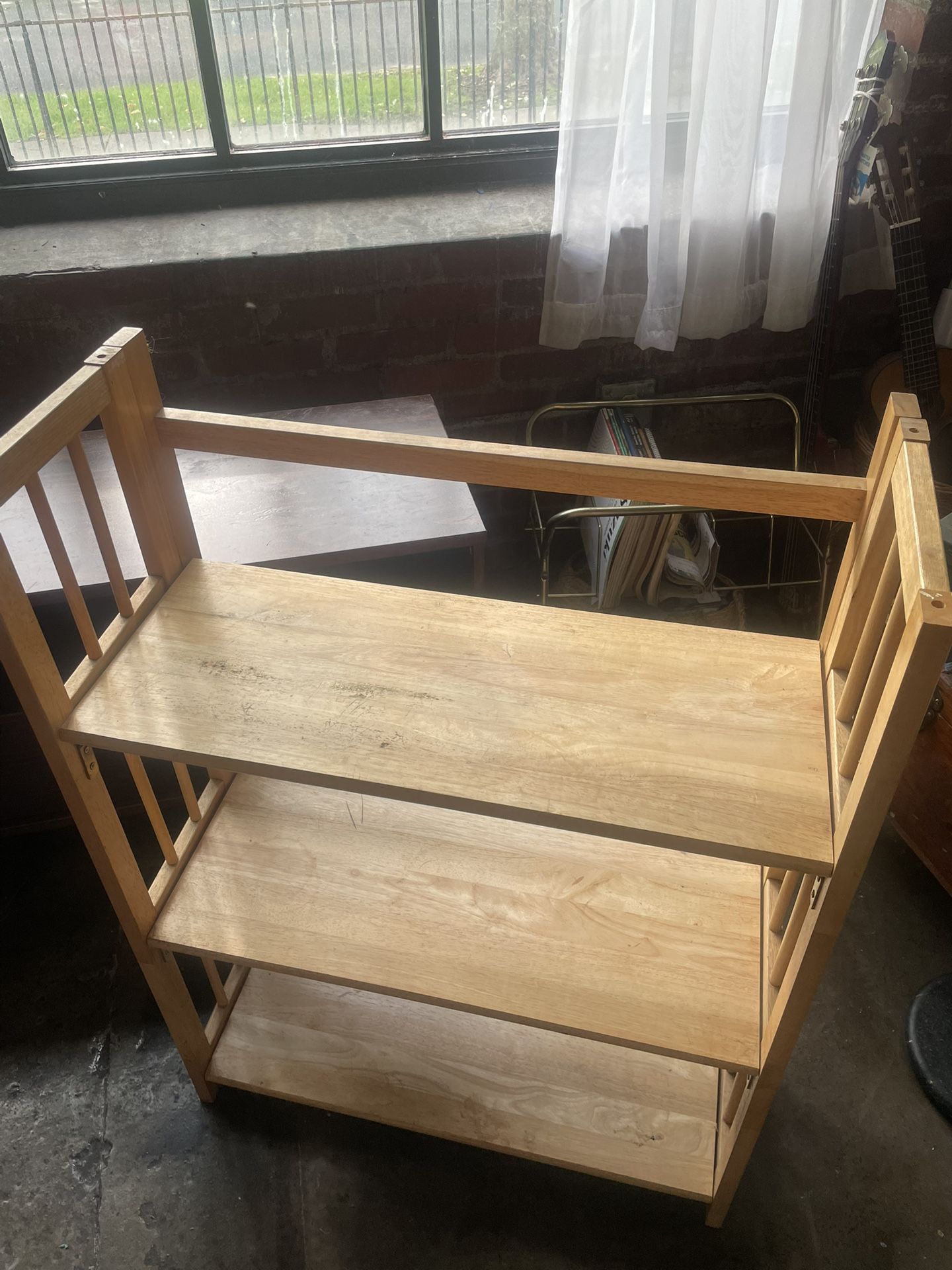 Foldable Wood bookcase