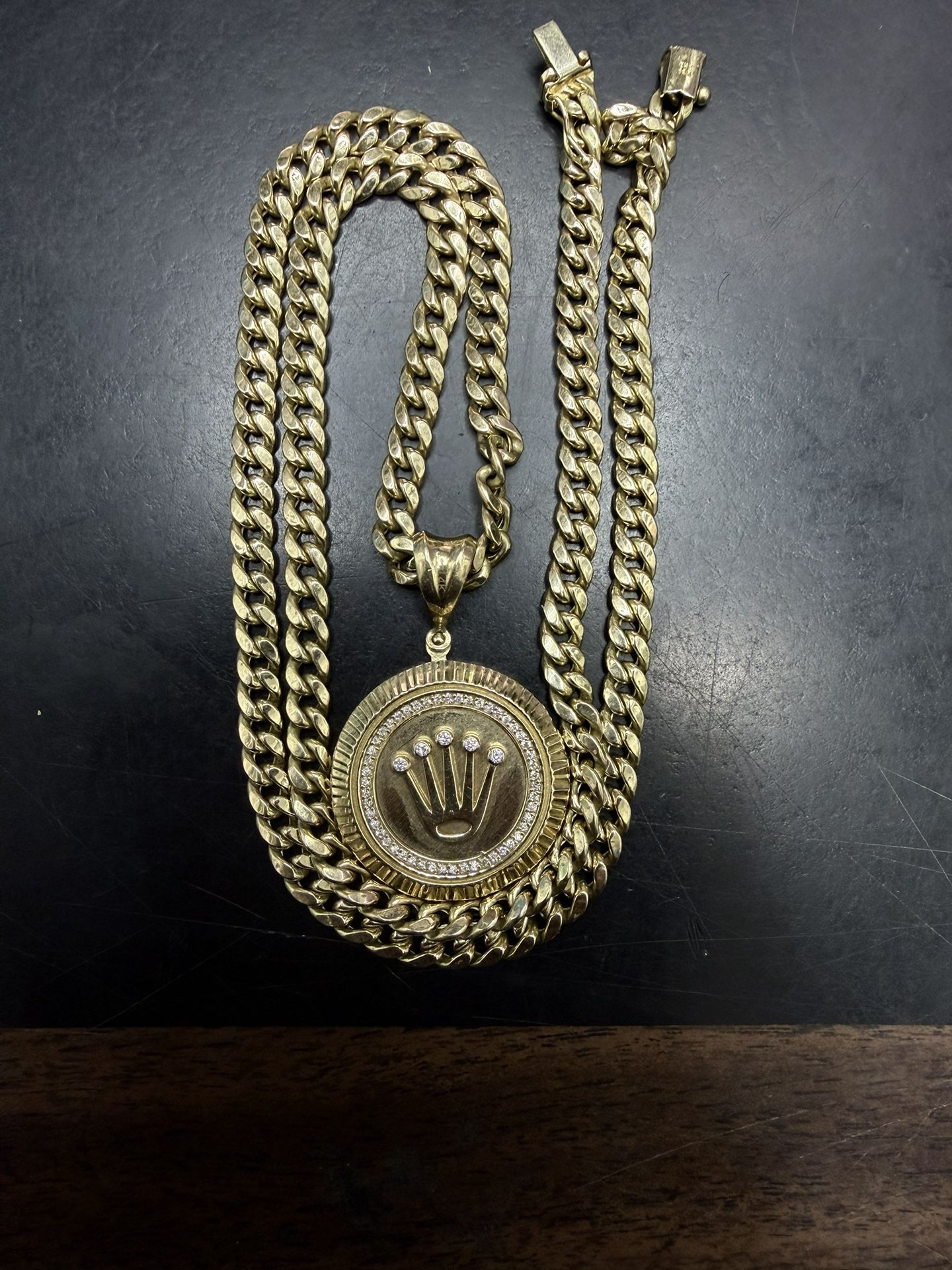 Custom Rolex Chain 14k Gold