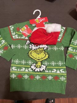 Grinch Toddler Sweater 