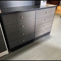 New Black And Grey 8 Drawer 