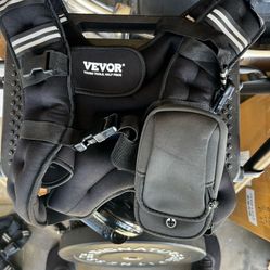 12 Lbs Weighted Vest With Cell Phone Case