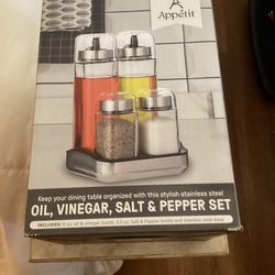 Oil, Vinegar, Set. New In Box 