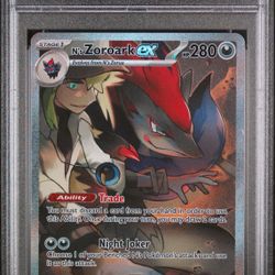 N’s Zoroark #185 From Journey Together PSA 9 For Sale