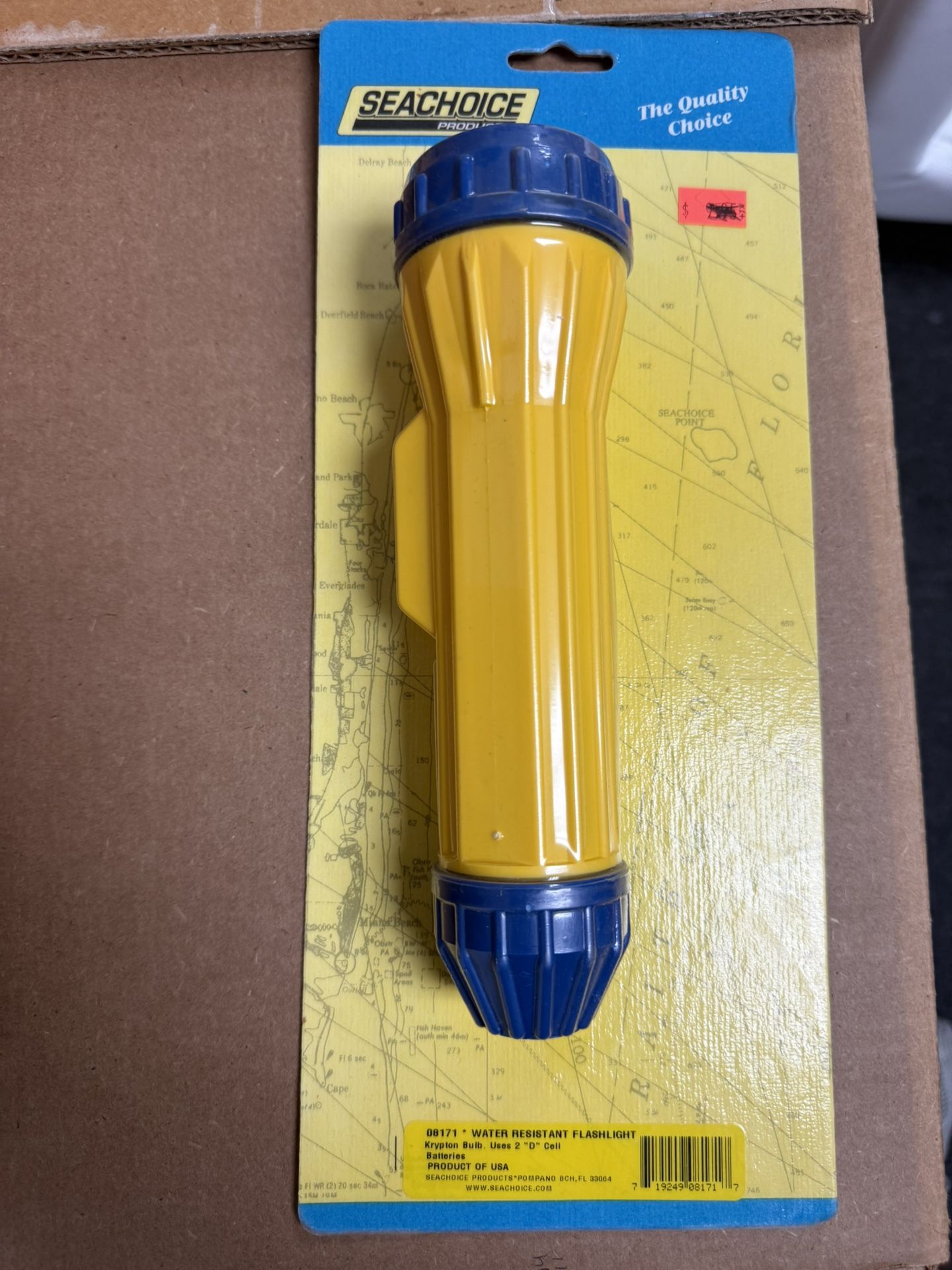 SEACHOICE WATER RESISTANT FLASHLIGHT (Quantity :4 )