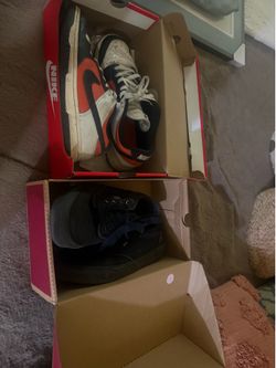 Men’s size 8 Nike and vans shoes