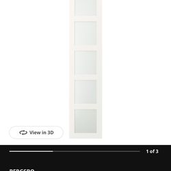 Ikea glass doors for Pax closet 2 doors