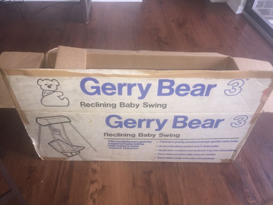 Gerry Bear 3 Reclining Baby Swing