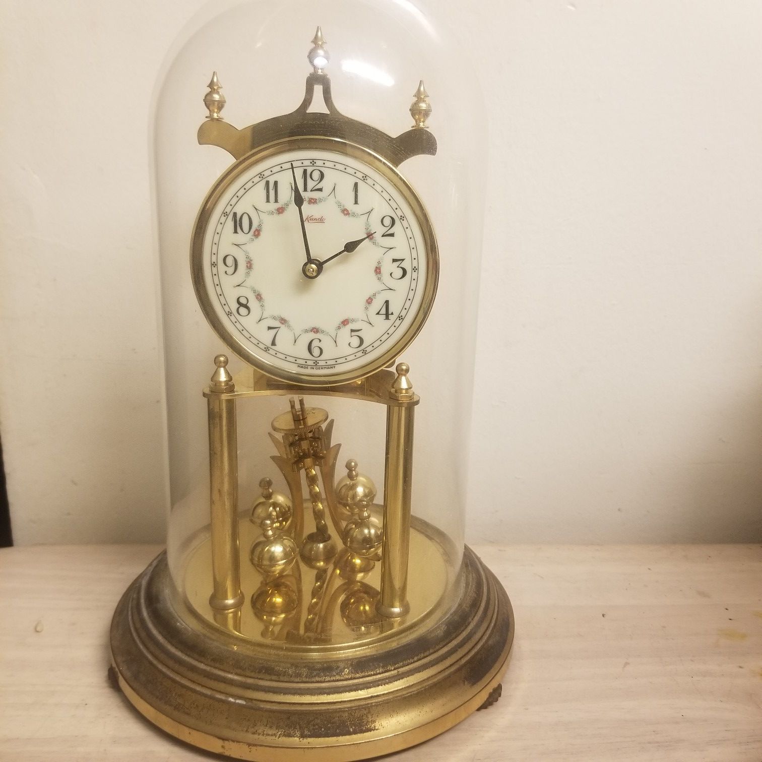 Vintage Kundo Black Forest 400 Day Anniversary Clock parts ball are