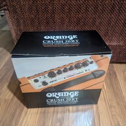 Brand new Orange Amplifier Crush 20RT 20W 1x8 guitar combo amp.
