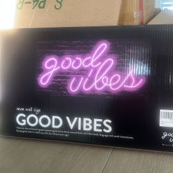 Good Vibes Neon Sign