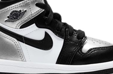 Jordan 1 Silver Toe Toddler 8