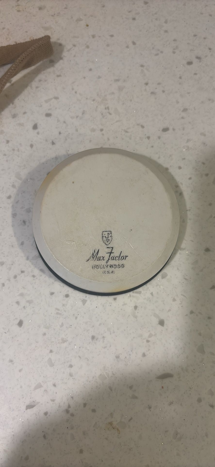 Vintage Max Factor 1940s hollywood pan cake make up - cream rose