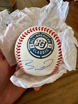 Bobby Witt Jr Autograph Baseball 2018 (Perfect Game)