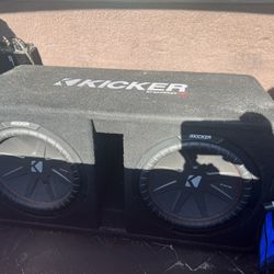 Kicker CompR’s 12’s With Scar Amp $400