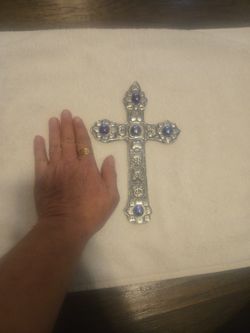 ✨ Handcrafted Metal Wall Cross – Made in Mexico ✨
