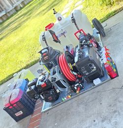 Carwash Equipment Detail mobile set up! complete,Equipo de Carwash completo!