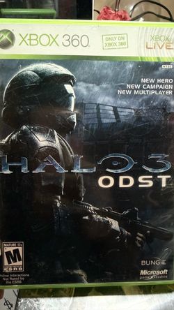 Xbox 360 halo 3 ODST