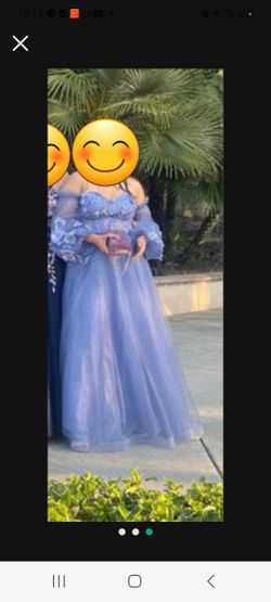 Light Blue Prom Dress Size 12 New