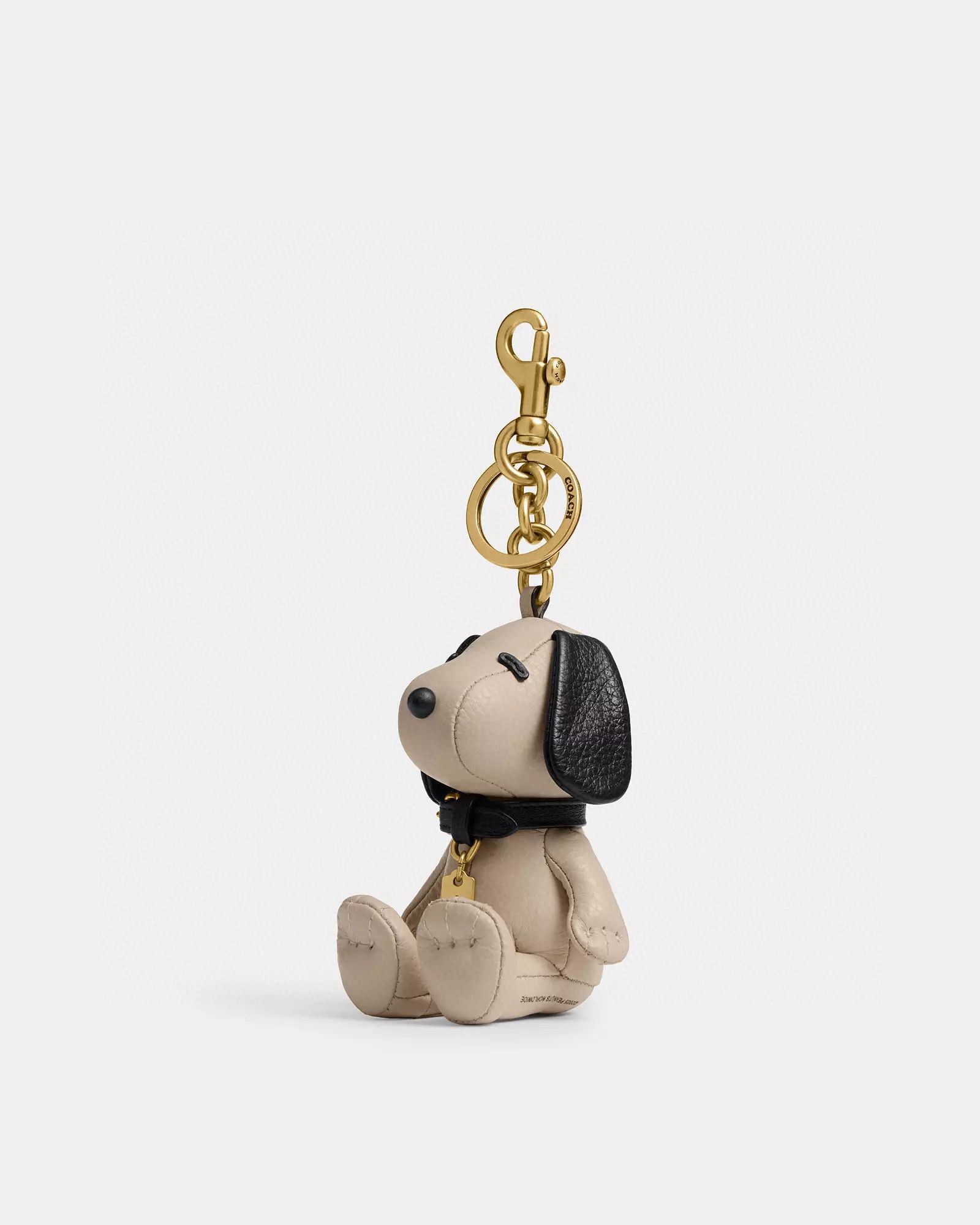 NWT Coach Leather Peanuts Snoopy Bag Charm