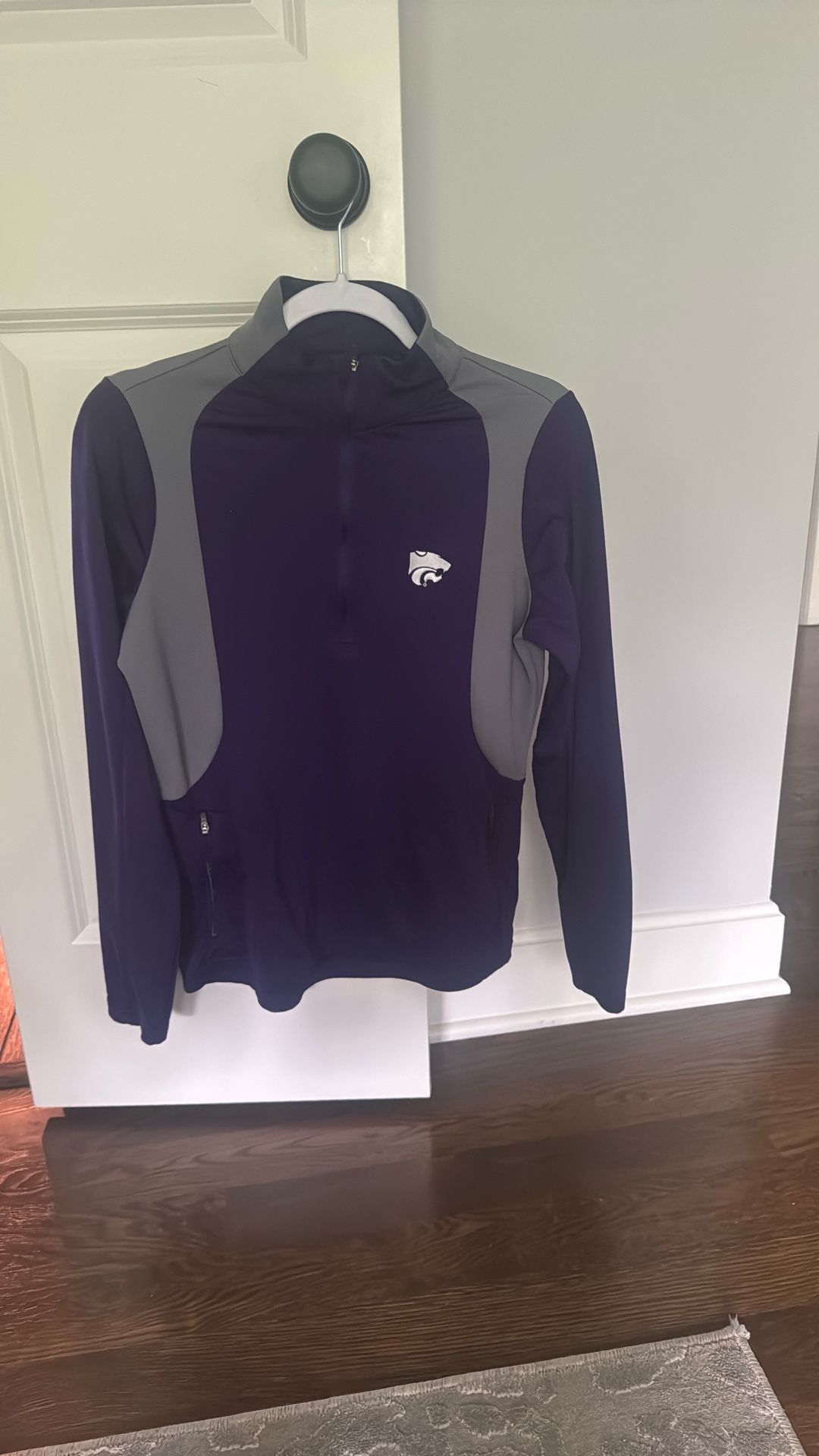 K State  3/4 Zip Women’s Pullover small 