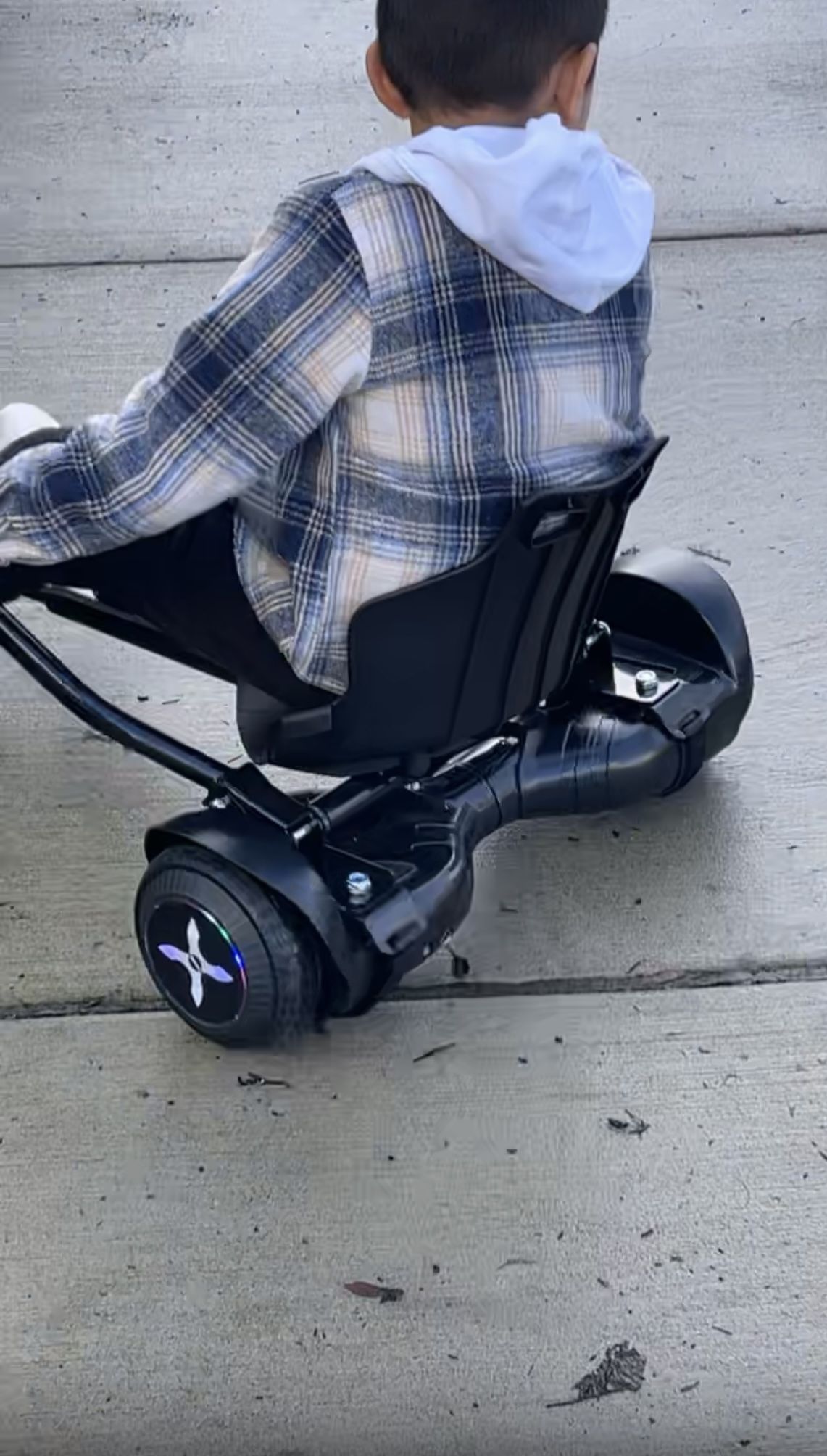 Hoover board and seat