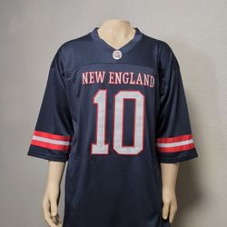 New England Patriots 3/4 Sleeve Jersey - Drake Maye #10 - XL