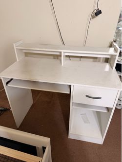 White desk