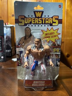 WWE Superstars Series 9 BRITISH BULLDOG Davey Boy Smith Walmart Wrestling Figure