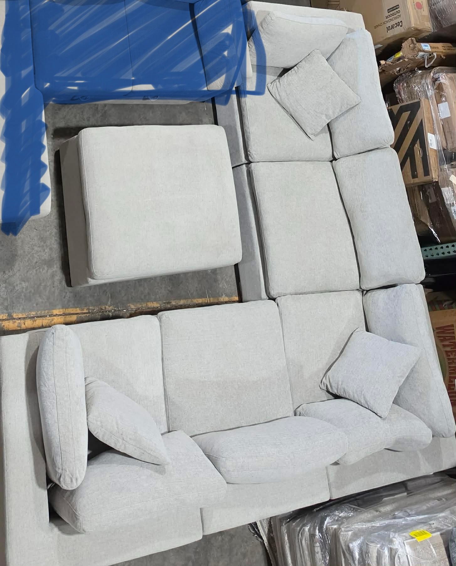 6 Piece Sectional Costco Light Grey