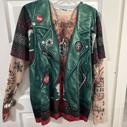 Men’s Christmas Shirt With Tattoos
