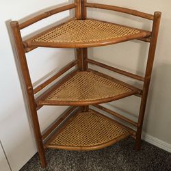 Vintage Gorgeous Corner Shelving Unit easy to fold and store just $50 xox