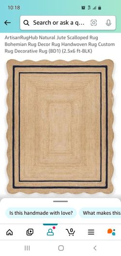 Natural Jute Area Rug