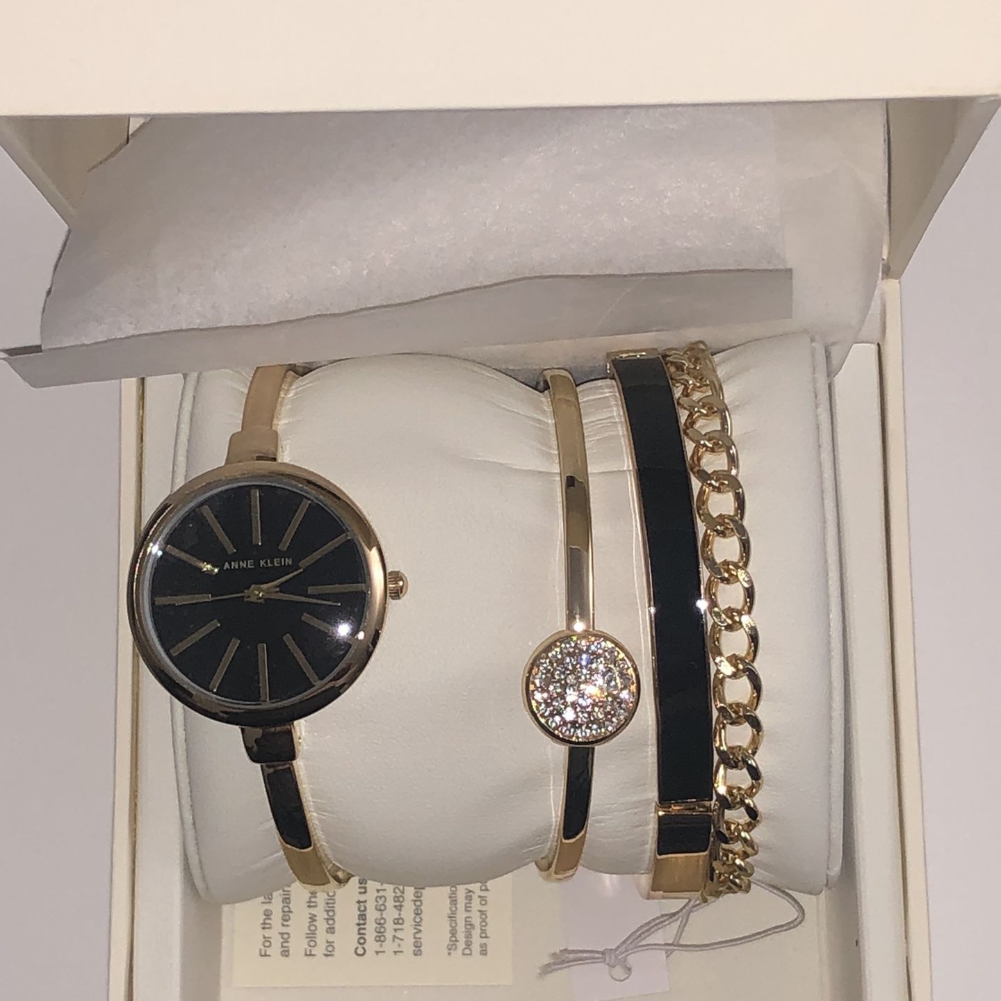 Anne Klein Watch & Bracelet Set