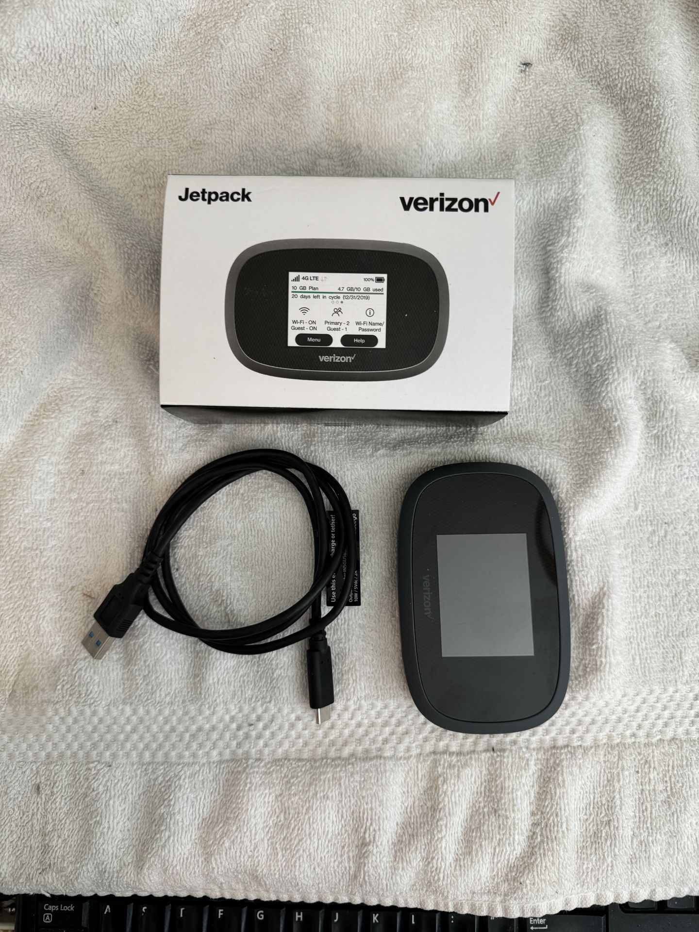 Verizon MIFI8800L Jetpack MiFi 8800L Mobile Hotspot With External Antenna