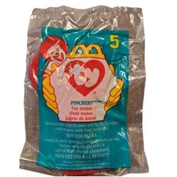 Vintage 1998 McDonald's Ty Pinchers Toy Animal #5 New