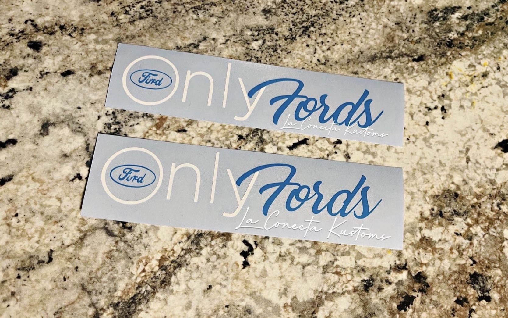 Brand New Custom Only Fords Vinyl Sticker Decal