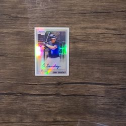Gary Sanchez 2010 Topps AUTO 