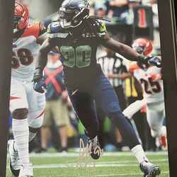 Seattle Seahawks Jadeveon Clowney Autographed 11x14 Photo