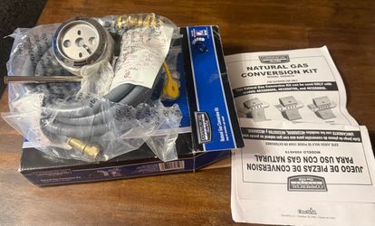 Char-Broil Commercial Series Natural Gas Conversion Kit 4619 Black Dual Fuel
