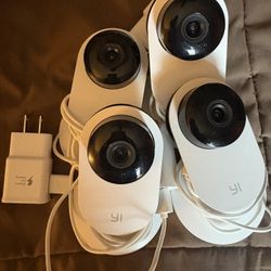 Yi 1080p Home Cameras-4 Pack